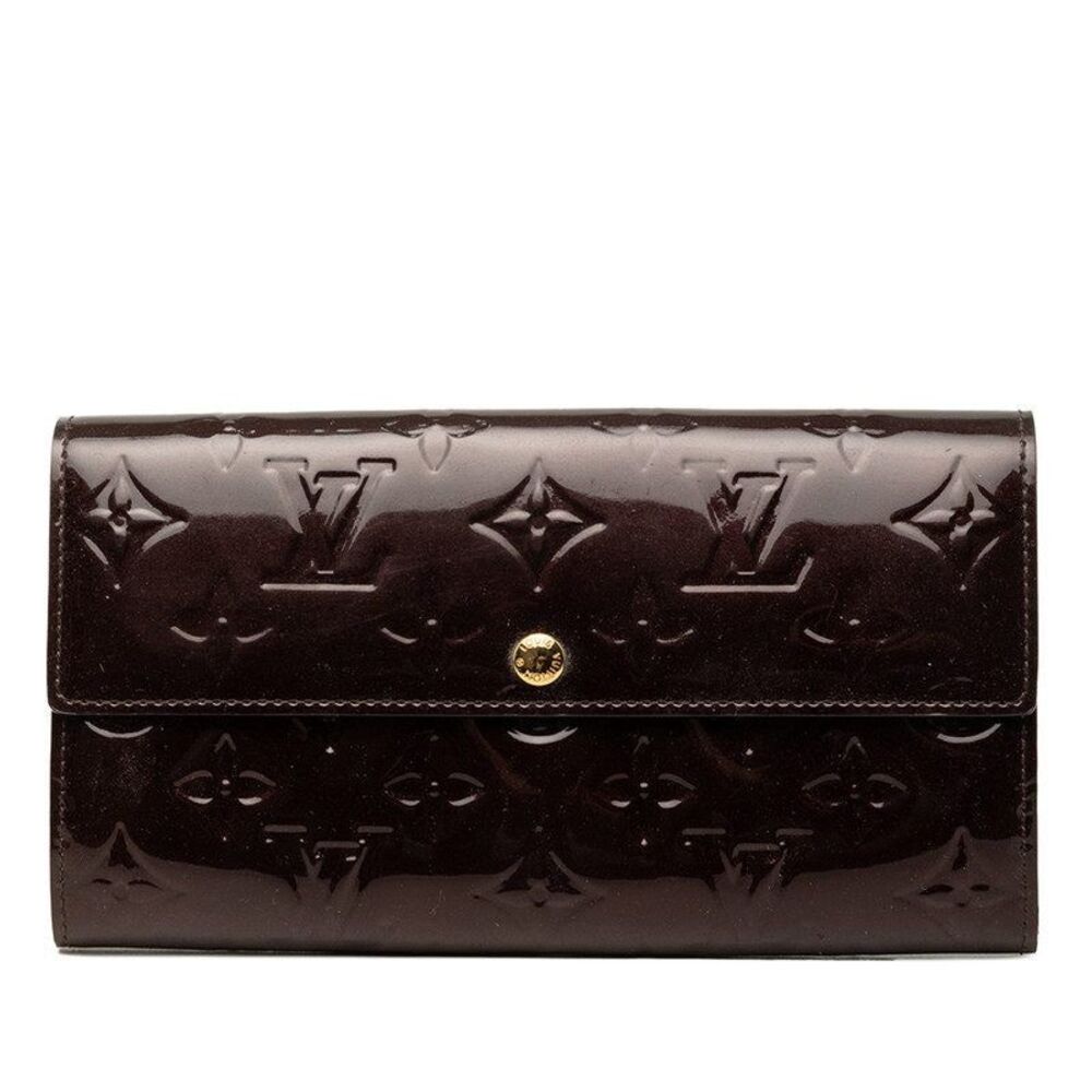 Louis Vuitton Monogram Vernis Patent Leather Long Wallet